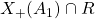X_+(A_1)\cap R