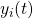 y_i(t)