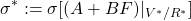 \[\sigma^{\ast}:=\sigma [(A+BF)\vert_{V^{\ast}/R^{\ast}}]\]
