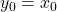 y_0=x_0